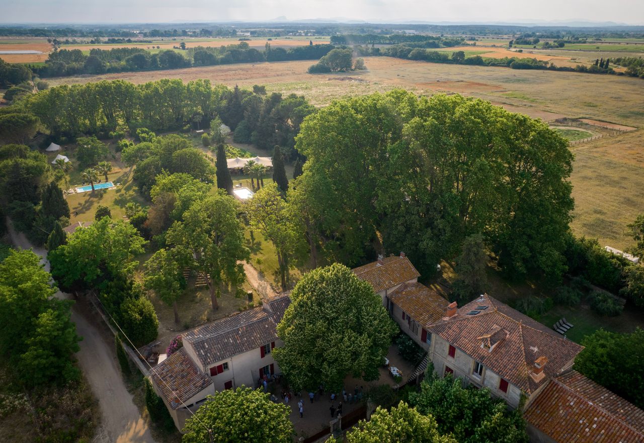 Photo aérienne du Mas St Rémy